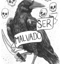 Mi Proyecto del curso: El cuervo..... Ilustração tradicional projeto de Daniel Preciado - 08.01.2018