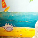 PLAYA - Pintura mural. Traditional illustration, Fine Arts, Painting, and Street Art project by Eugenia Spilnik - 12.12.2011