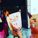 Taller "Máscaras" dictado en Amarante, Portugal. Ein Projekt aus dem Bereich Traditionelle Illustration von nella gatica - 01.02.2018