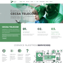 CECSA TELECOM. Web Development project by Cristina Moreno - 07.21.2017