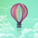 Balloon Sky. Traditional illustration, and 3D project by Marc Bupe - 03.21.2018