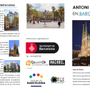 Folleto Gaudí - BCN. Un proyecto de Diseño, Arquitectura, Diseño editorial, Educación, Diseño de la información, Paisajismo y Arte urbano de Mercedes Janowska - 07.01.2015