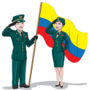 Fuerzas Armadas De Colombia. Ilustração tradicional e Ilustração vetorial projeto de Jonathan Albarracin Fernandez - 10.04.2018