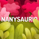 Nanysaurio. Un proyecto de Ilustración tradicional, Diseño gráfico e Ilustración vectorial de Anny Fernandez - 30.04.2018