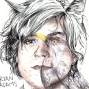 Ryan Adams #musicpills. Traditional illustration, Fine Arts, Creativit, and Pencil Drawing project by Crisbel Robles - 05.20.2018