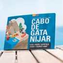 Ilustración, diseño y diseño de packaging de Mapa del Cabo de Gata. Editorial Design, Graphic Design, Information Design, Packaging, and Drawing project by Mariano Carmona Croce - 06.01.2015
