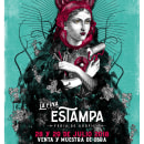 Diseño e ilustración de afiche para Feria Gráfica . Traditional illustration, and Collage project by Zoveck Estudio - 07.17.2018