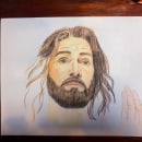 Jesús en la Pasión de Cristo. Fine Arts project by Maximiliano Juarez Isorni - 07.20.2018