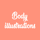 Body illustrations. Un proyecto de Diseño, Ilustración tradicional, Diseño gráfico, Ilustración vectorial y Creatividad de Manuela Sánchez - 01.08.2018
