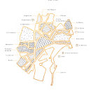 Málaga city. Mapa. Traditional illustration & Infographics project by Ebenezer Sivianes - 09.19.2018