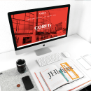 Website - Coreti Etiquetas. Web Design projeto de Adrián Varela - 11.08.2017