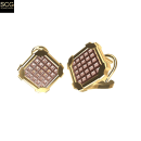 Bicolor earrings. Jewelr, and Design project by Santi Casanova González - 10.22.2018