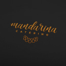 Mandarina Catering. Un proyecto de Diseño, Diseño gráfico y Diseño de logotipos de Vale Petit - 23.10.2018