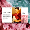 Frida Kahlo Event Festival. Br, ing e Identidade, e Design gráfico projeto de mar wood - 02.11.2018