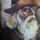 Ancianos oleo pastel. Drawing, Portrait Drawing, and Artistic Drawing project by Milca Rivasrd - 11.15.2018