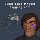 Rigging reel. Un proyecto de 3D, Rigging y Animación 3D de Juan Luis Mayen - 17.11.2018