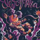 Devotchka - Music Poster. Um projeto de Ilustração digital de Geovanii Kuznetsov - 27.10.2018