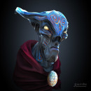 The Sorcerer. Un proyecto de 3D y Diseño de personajes 3D de Juan Luis Mayen - 25.03.2016