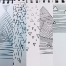 100 Bocetos con líneas. Desenho projeto de Ericka Espino - 29.11.2018