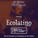 Flyer para conciertos Ecolatino. Design gráfico projeto de Arnold Salgado - 30.11.2018