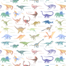 Dino Alphabet. Traditional illustration, Character Design, Product Design, To, Design, Pattern Design, Vector Illustration, Drawing, and Digital Illustration project by Noelia Portilla - 12.16.2018