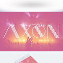 Logo AXON DJ. Br, ing & Identit project by Wendy G Barcenas - 01.01.2016