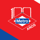 Propuesta Logo Metro Madrid - Centenario. Un proyecto de Br, ing e Identidad y Diseño gráfico de Scarlet Hernández Vargas - 10.01.2019