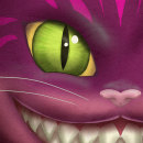 Gato de Cheshire con Procreate. Ilustração digital projeto de Pablo M Romero - 23.01.2019