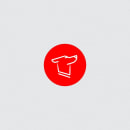 Space dog logo. Un projet de Design , Br, ing et identité , et Création de logos de andjka - 01.02.2019