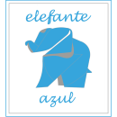 Elefante Azul. Un proyecto de Ilustración tradicional, Br e ing e Identidad de Mercedes Godínez Tableros - 12.02.2019