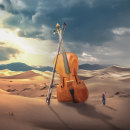 Cello. Creativit, and Concept Art project by Georgiana Lavinia Pravat - 02.14.2019