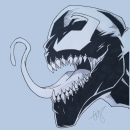 Venom. Pencil Drawing project by Adrián Jiménez Vallés - 06.05.2018