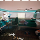 SimpleRoom. 3D & Interior Architecture project by Pedro León - 02.27.2019