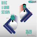 Have a Good Season 2k19 AMG Petronas - Retrato geométrico minimalista. Un proyecto de Ilustración de retrato de khaynanfs - 05.03.2019