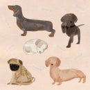 Animal Patterns. Design e Ilustração digital projeto de Camila González Freaza - 18.03.2019