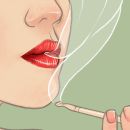 SMOKE. Traditional illustration project by Manuela Rivas - 01.20.2014