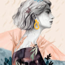Bienvenida, primavera. Ein Projekt aus dem Bereich Illustration, Bleistiftzeichnung, Zeichnung, Digitale Illustration und Porträtzeichnung von Beatriz Ramo (Naranjalidad) - 28.03.2019