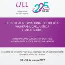 ULL | I Congreso Internacional de Bioética: Vulnerabilidad, Justicia y Salud . Un proyecto de Diseño gráfico de Cristina Almansa - 30.03.2017