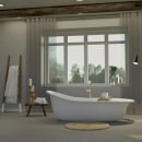 The bath. 3D projeto de Fabiola R. - 04.04.2019