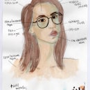 Mi Proyecto del curso: Retrato ilustrado en acuarela. Un projet de Dessin de portrait de Marita Ruiz - 19.04.2019