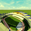 Estadio Olimpico Valles del Tuy Estado Miranda Venezuela. Architecture, and 3D Modeling project by Eduardo Carrasquero - 04.23.2019
