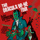 Drácula Ye-yé poster. Een project van  Ontwerp, Traditionele illustratie,  Muziek, Grafisch ontwerp, T, pografie, Vectorillustratie,  Tekening y Posterontwerp van bitnik - 24.04.2019