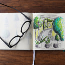 Mi Proyecto del curso: Dibujo para principiantes nivel -1. Un projet de Beaux Arts, Esquisse , Dessin au cra, on, Dessin , et Aquarelle de Luis Martínez - 24.04.2019
