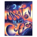 Maratón de los Cuentos de Guadalajara 2018. Design gráfico, Lettering, e Design de cartaz projeto de Pablo López - 26.01.2018