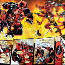 Deadpool Kills Deadpool. Ilustração tradicional, e Design de personagens projeto de Salva Espín - 16.05.2019