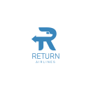 Diseño de logotipo para Return Airlines. Br, ing, Identit, Graphic Design, and Logo Design project by Miguel Camacho Gordaliza - 05.16.2019