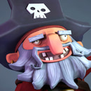 Pirate Business. 3D, 3D Modeling, and 3D Character Design project by Francisco Pando - 05.20.2015