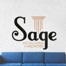 Marca Sage Moulding & Millwork. Design, Br, ing e Identidade, Design editorial, Design gráfico, Desenvolvimento Web, e Design de logotipo projeto de A Team - 09.07.2019