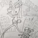 Mi Proyecto del curso: Introducción a la creación de personajes estilo cartoon. Un proyecto de Ilustración tradicional, Animación, Diseño de personajes, Cómic, Bocetado, Creatividad y Dibujo de Petry Rey - 18.07.2019