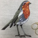 Mi Proyecto del curso: Pintar con hilo: técnicas de ilustración textil. Un proyecto de Bordado de Aura Salgado Abaunza - 25.07.2019